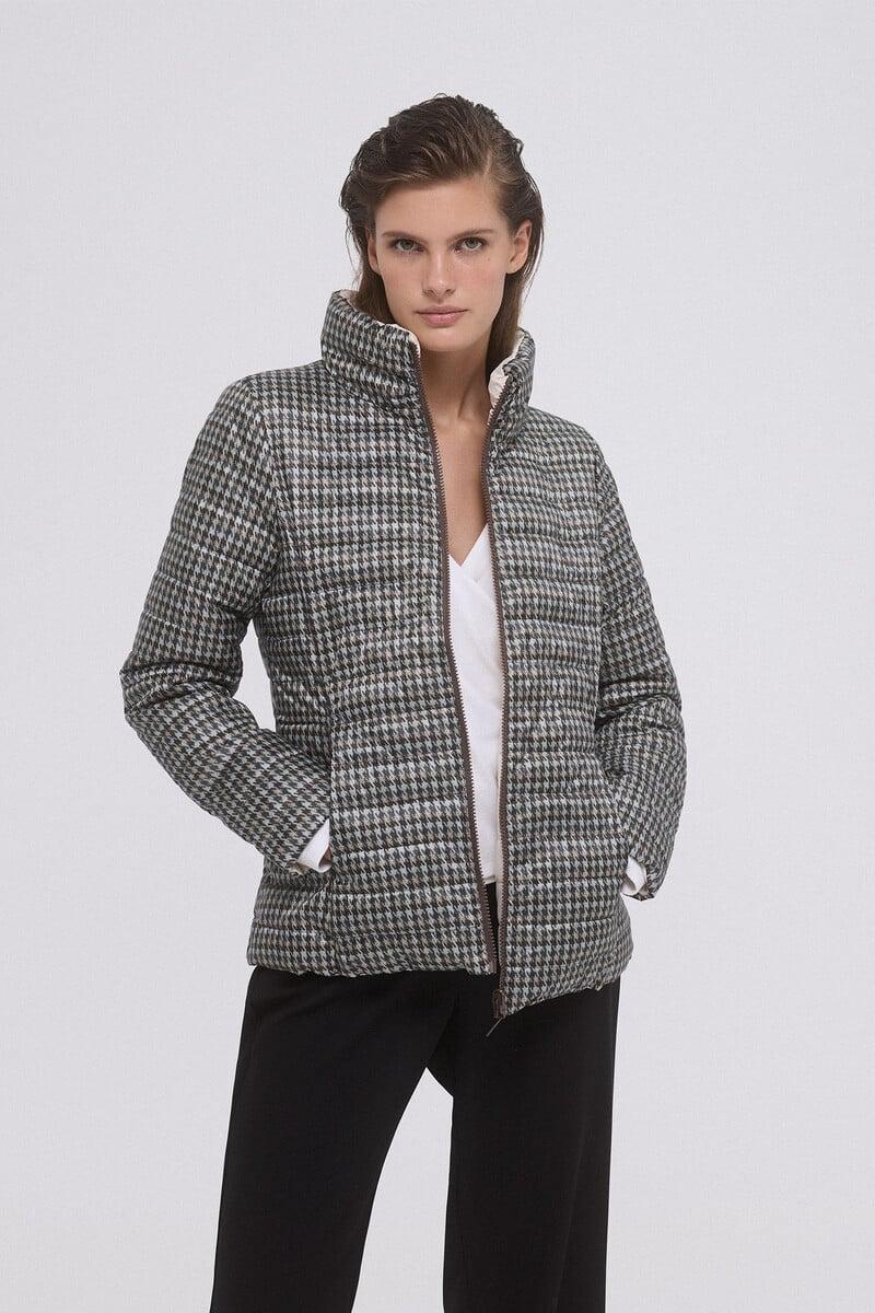 pedro del hierro Chaqueta acolchada reversible estampada Promoción trimestral