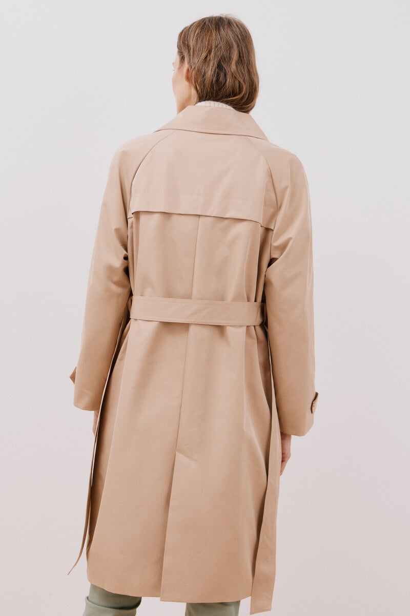 pedro del hierro Gabardina larga waterrrepelent Tienda de fábrica