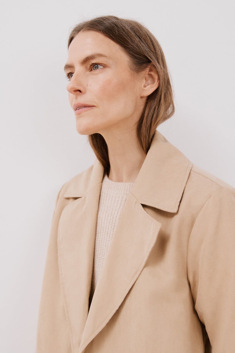 pedro del hierro Gabardina fluida waterrrepelent Oferta exclusiva
