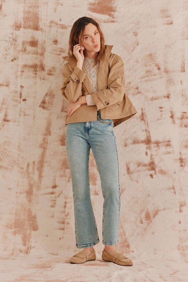 pedro del hierro Daniela. Gabardina corta Última moda