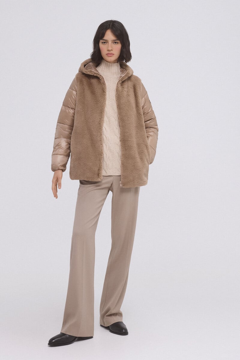 pedro del hierro Parka combinada pelo Devoluciones gratuitas