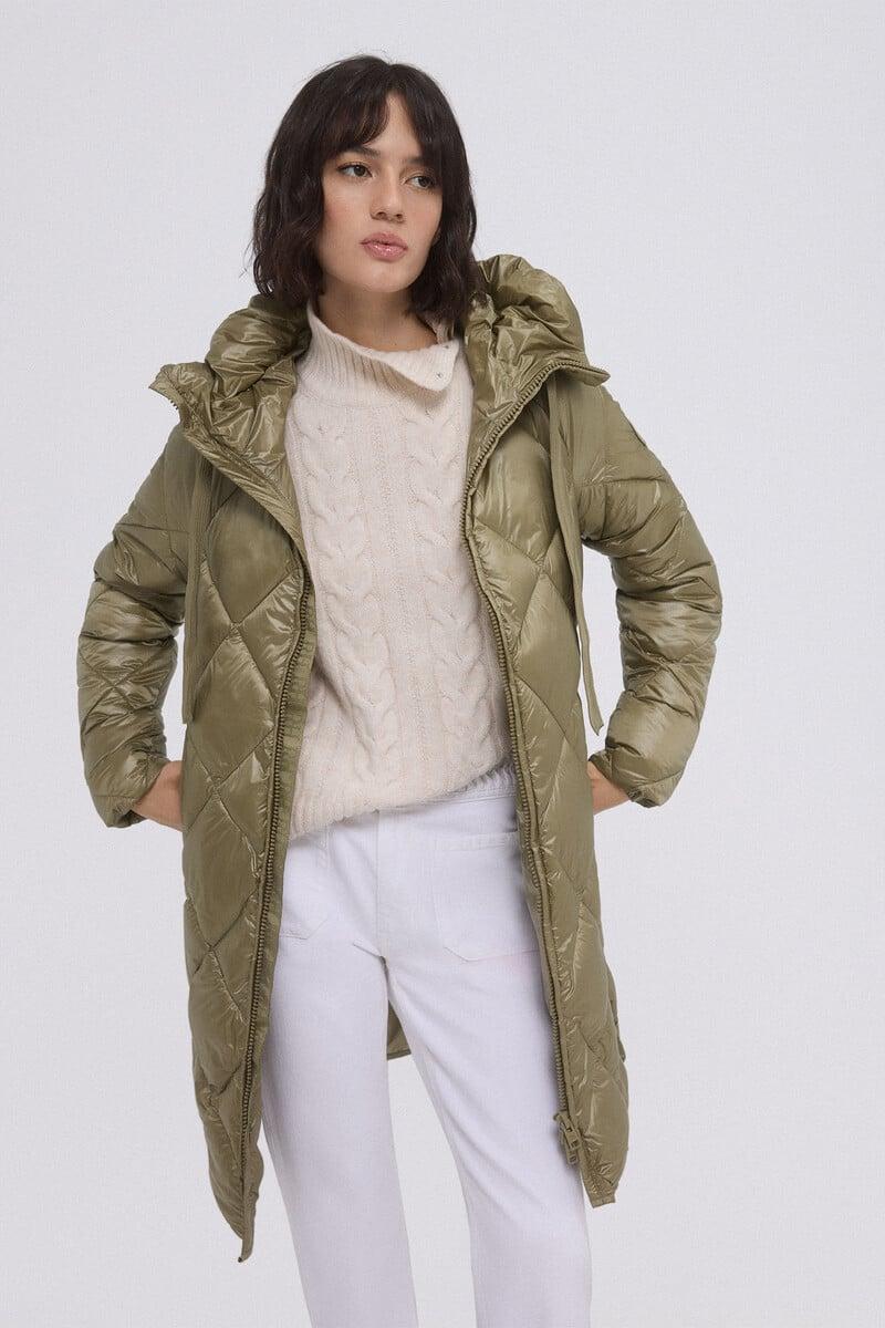 pedro del hierro Parka larga capucha Rebajas
