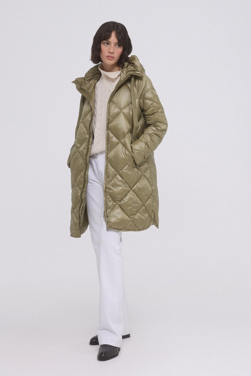 pedro del hierro Parka larga capucha Rebajas
