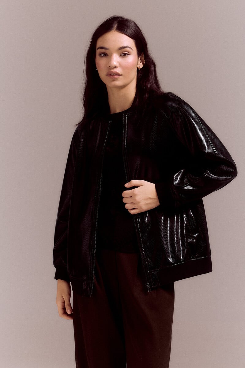 pedro del hierro Bomber efecto piel de serpiente Ofertas