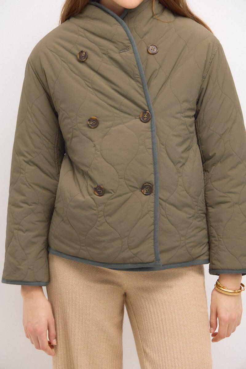 pedro del hierro Diana. Chaqueta acolchada con botones Rebajas de fábrica