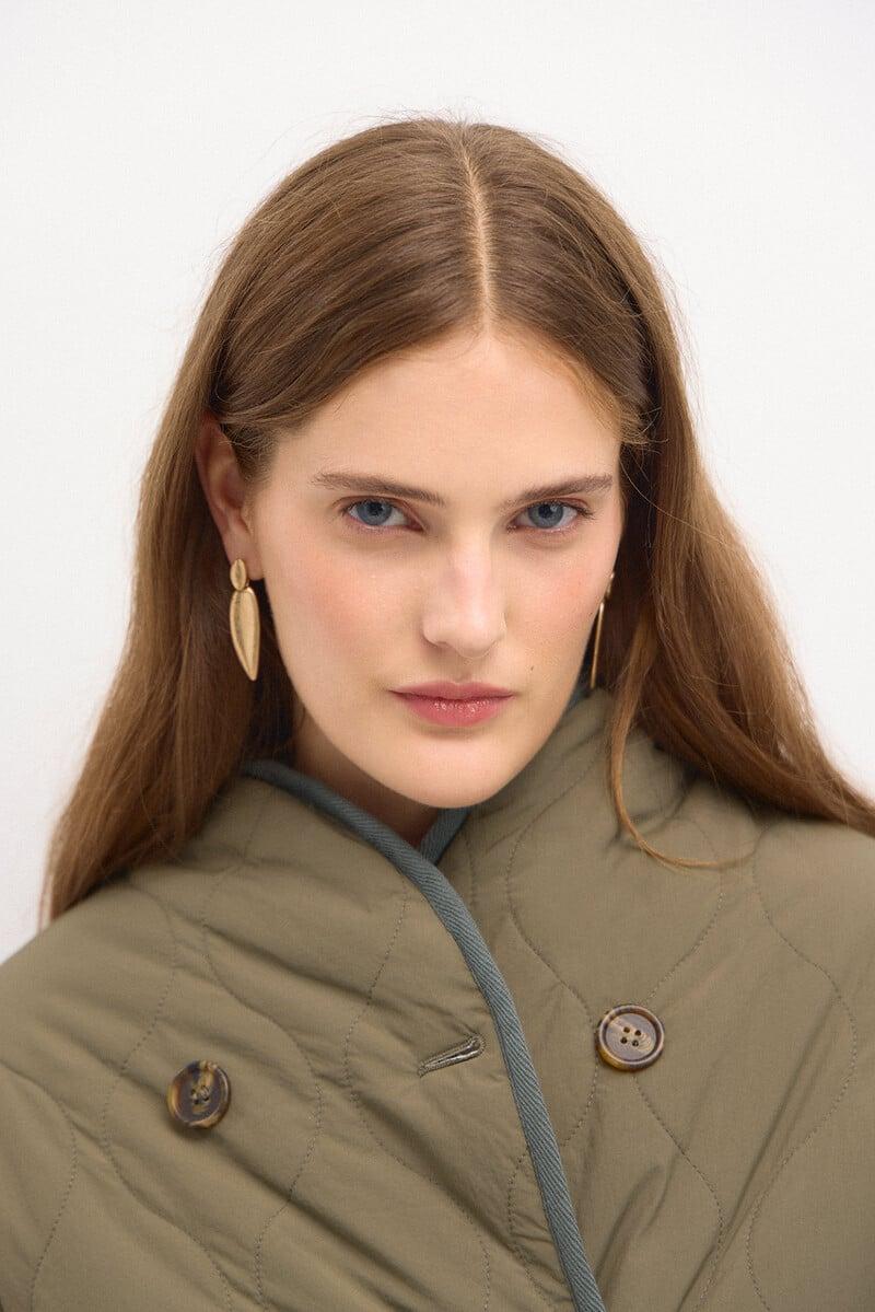 pedro del hierro Diana. Chaqueta acolchada con botones Rebajas de fábrica