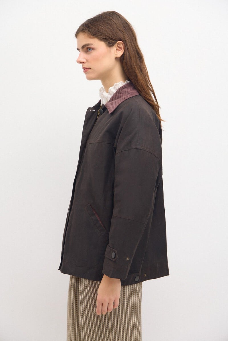 pedro del hierro Dalila. Parka corta encerada Los más vendidos