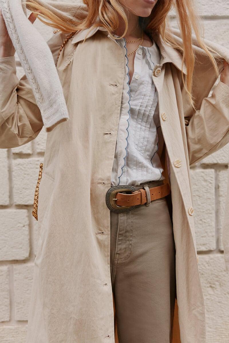 pedro del hierro Diana. Gabardina larga Tienda
