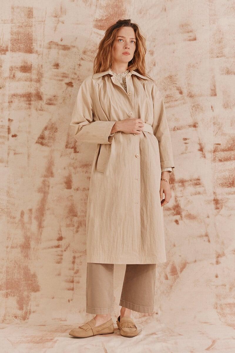 pedro del hierro Diana. Gabardina larga Tienda