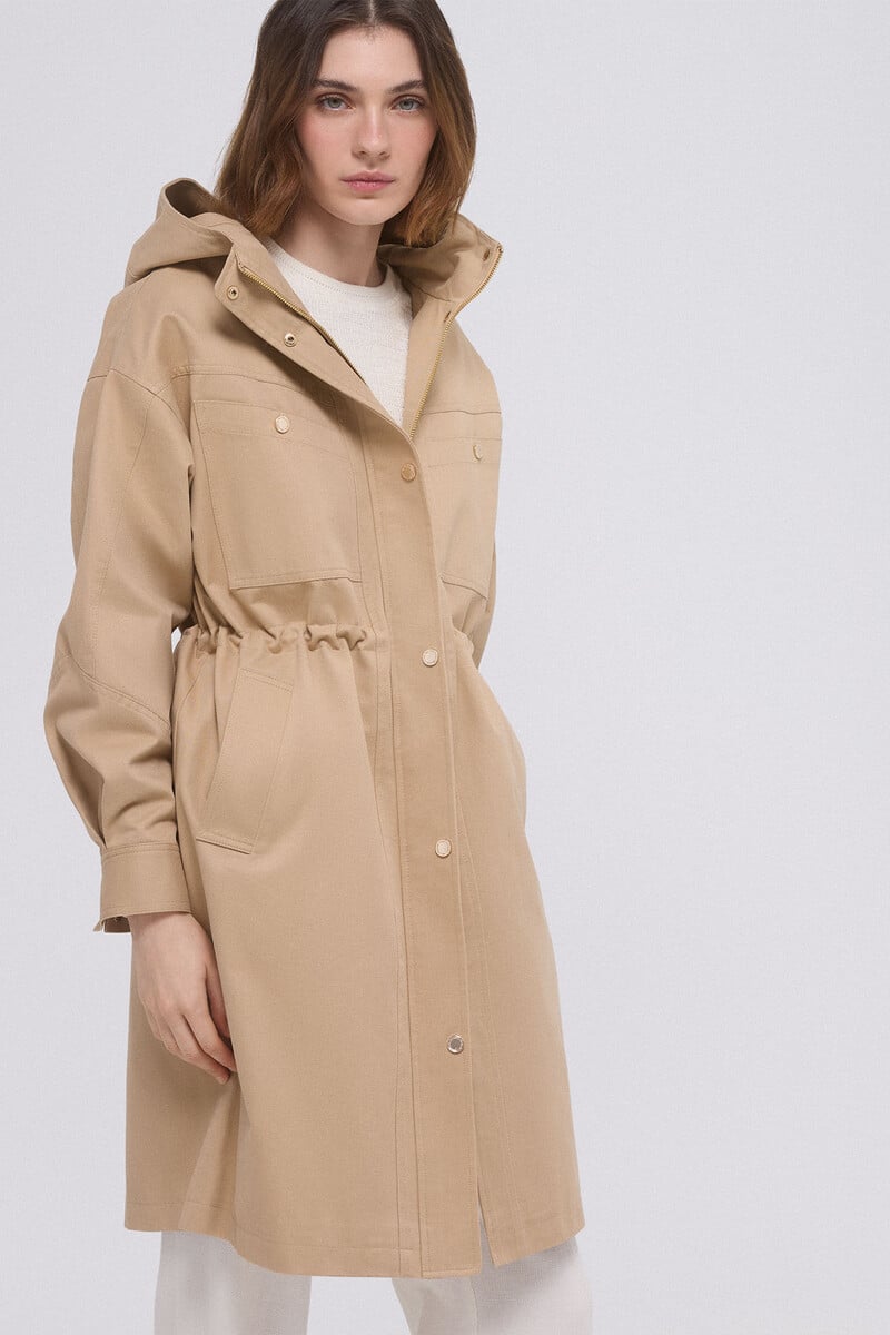 pedro del hierro Parka algodón capucha Tienda