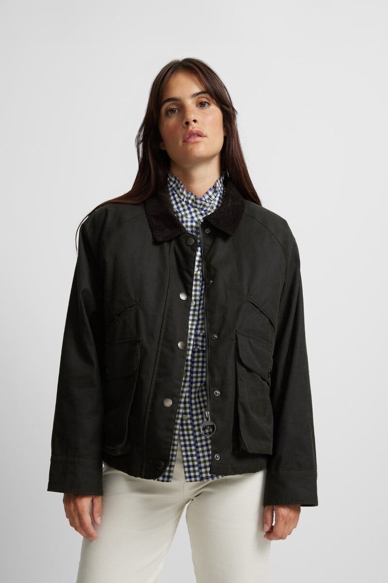 pedro del hierro Chaqueta encerada borrego Mejor oferta