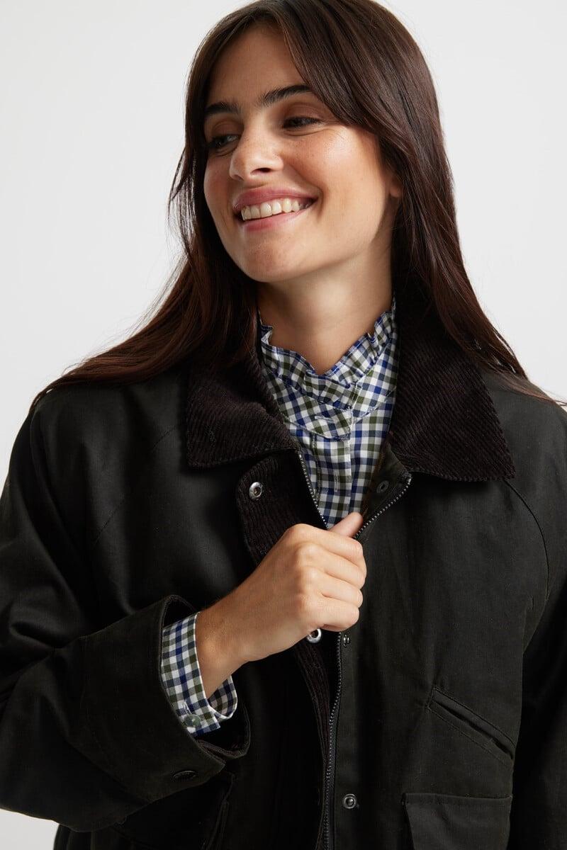 pedro del hierro Chaqueta encerada borrego Mejor oferta