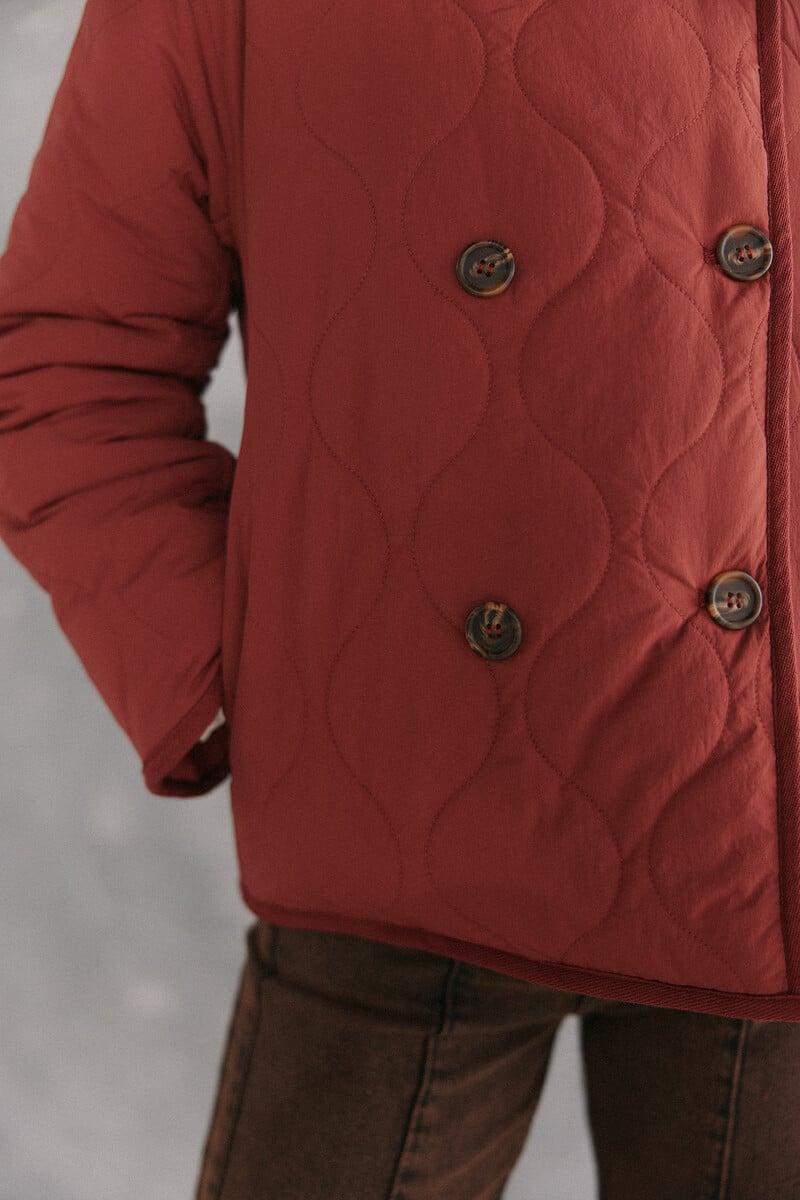 pedro del hierro Diana. Chaqueta acolchada con botones Rebajas top