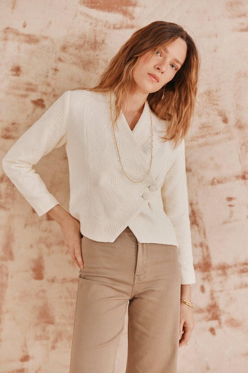 pedro del hierro Elia. Chaqueta Jacquard Promoción trimestral