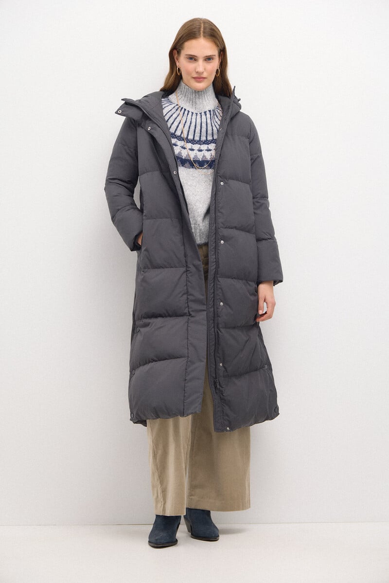pedro del hierro Donna. Anorak largo acolchado Última moda