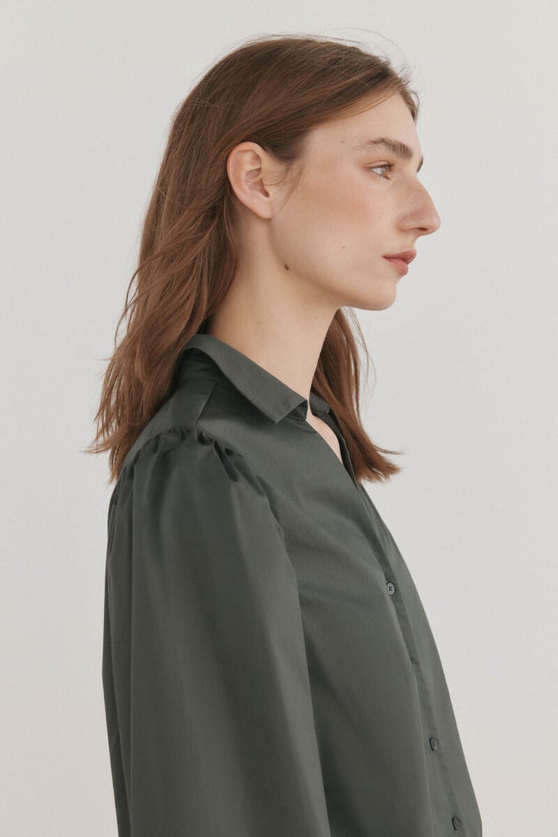 pedro del hierro Camisa manga larga abullonada 2025