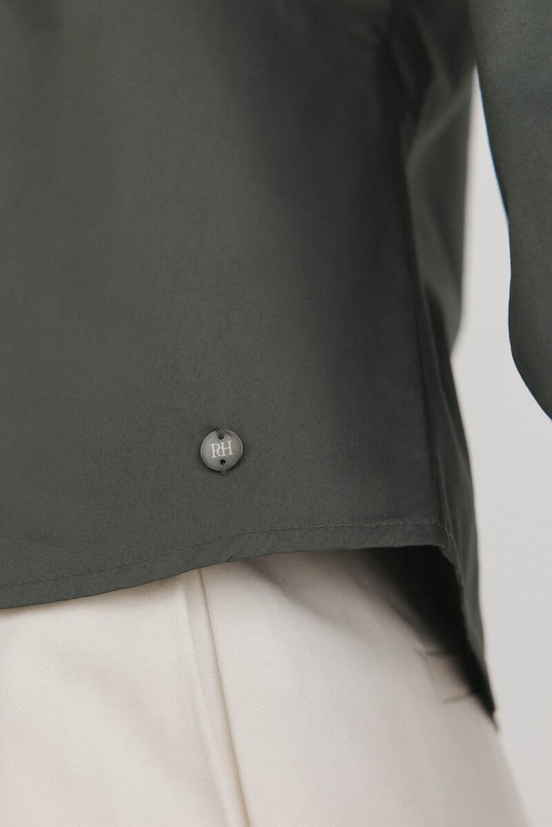 pedro del hierro Camisa manga larga abullonada 2025