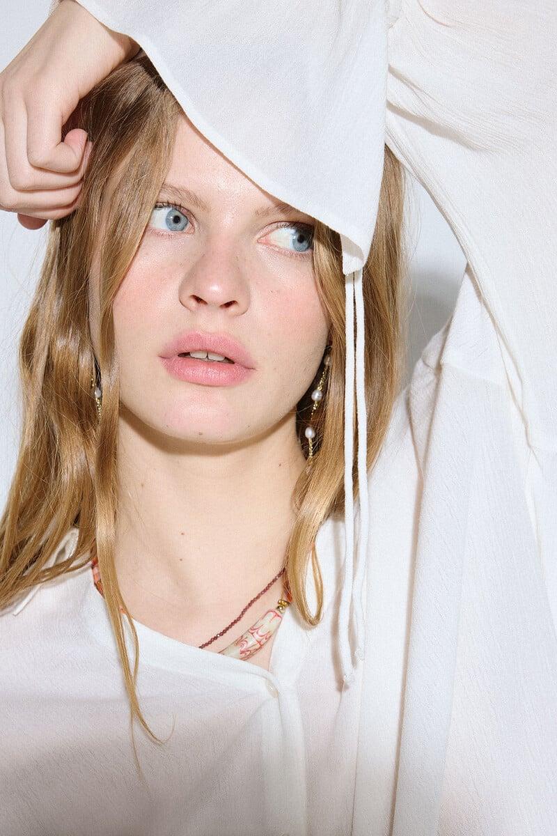 pedro del hierro Camisa blanca fluida Descuento