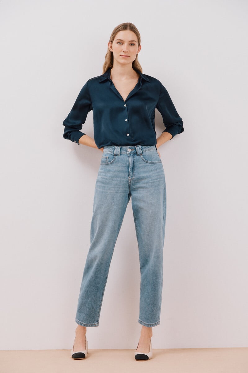 pedro del hierro Camisa satinada Último día