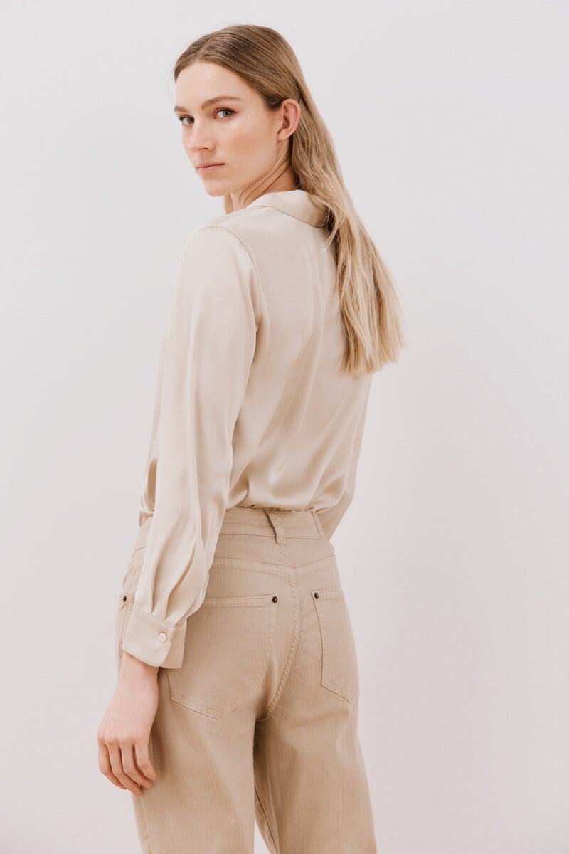 pedro del hierro Camisa satinada Oferta especial de fábrica