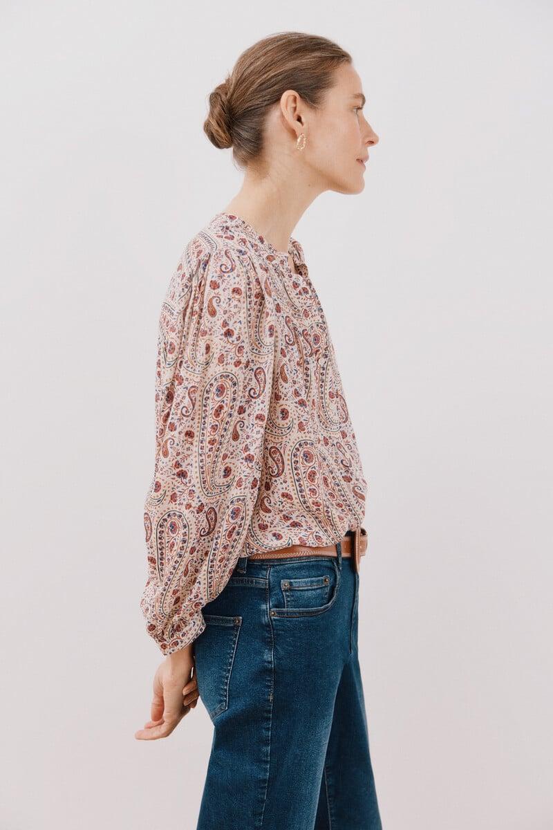 pedro del hierro Blusa estampada Grandes descuentos