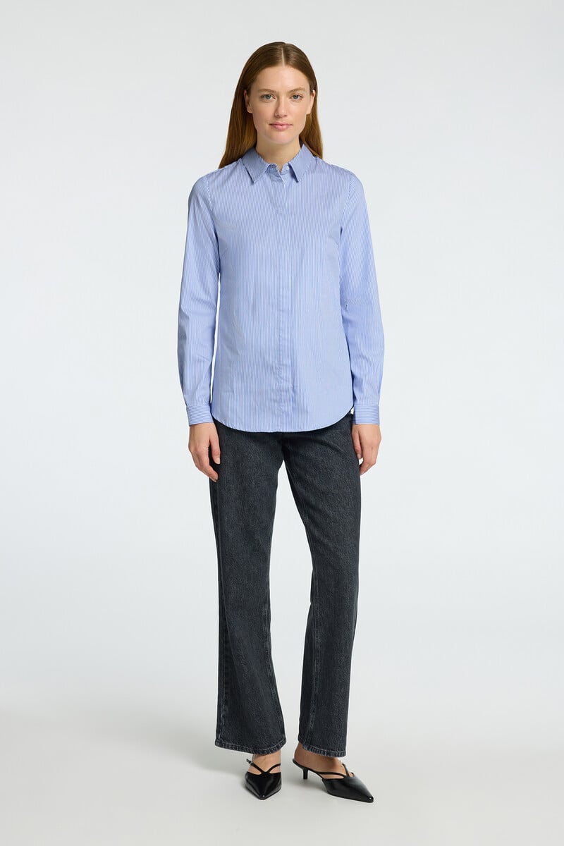 pedro del hierro Camisa Slim Fit confeccionada con algodón orgánico Rebajas de fin de temporada