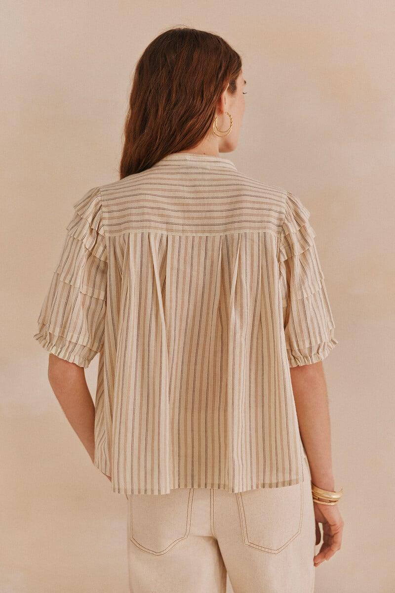 pedro del hierro Georgina. Blusa rayas Outlet online