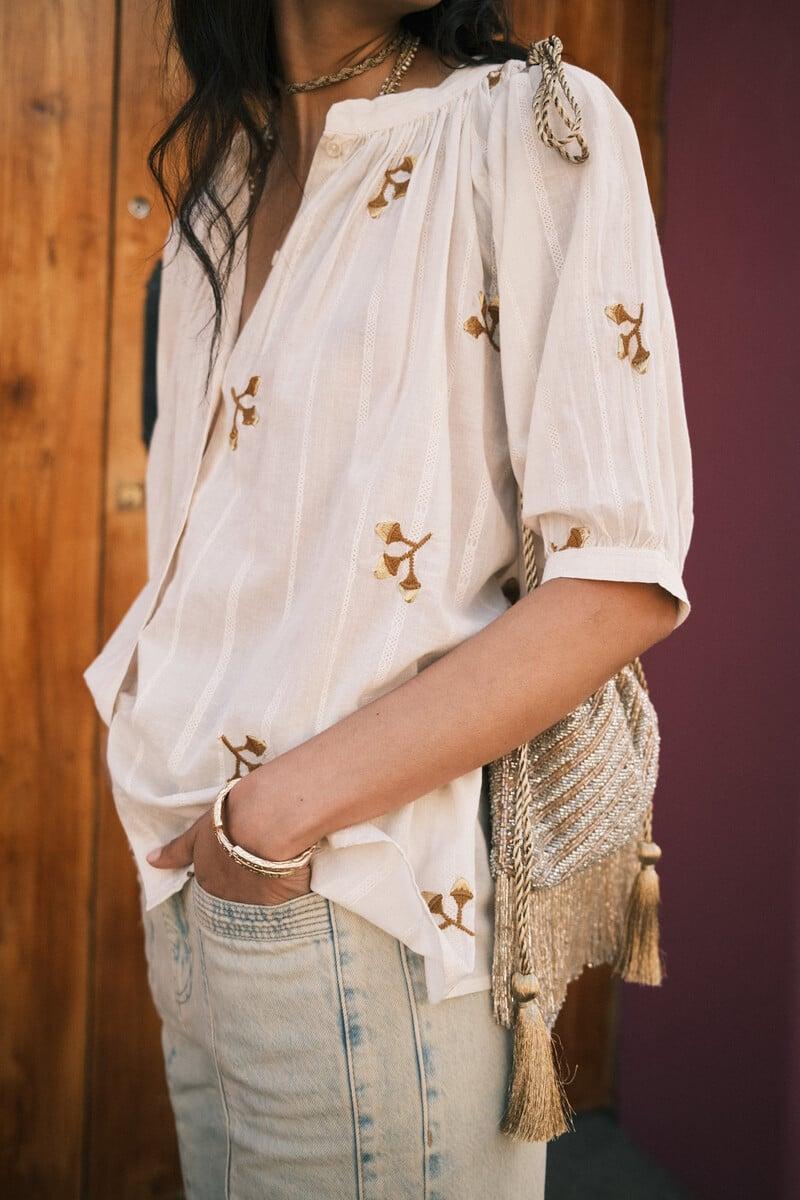 pedro del hierro Gadea. Blusa bordada Los más vendidos