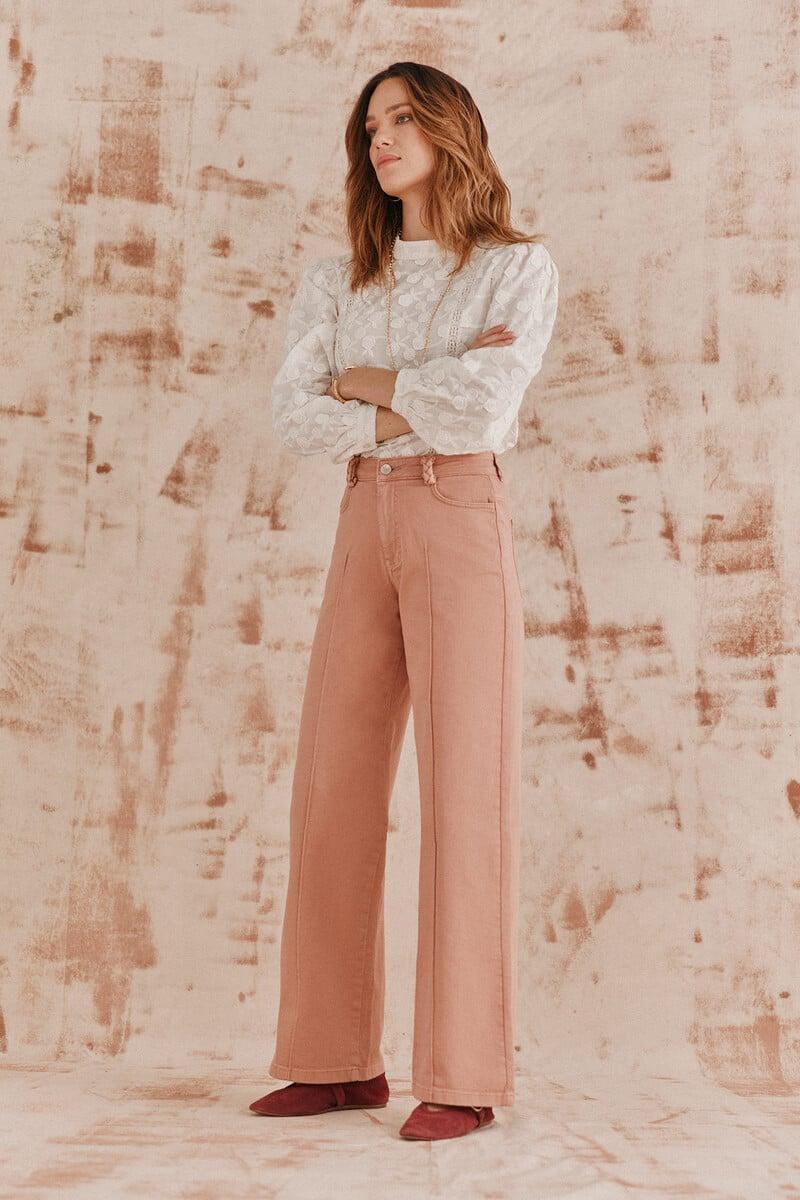 pedro del hierro Caterina. Blusa bordados Ventas relámpago