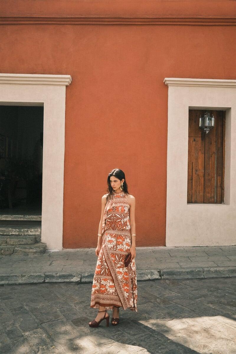 pedro del hierro Liana. Top estampado Descuento