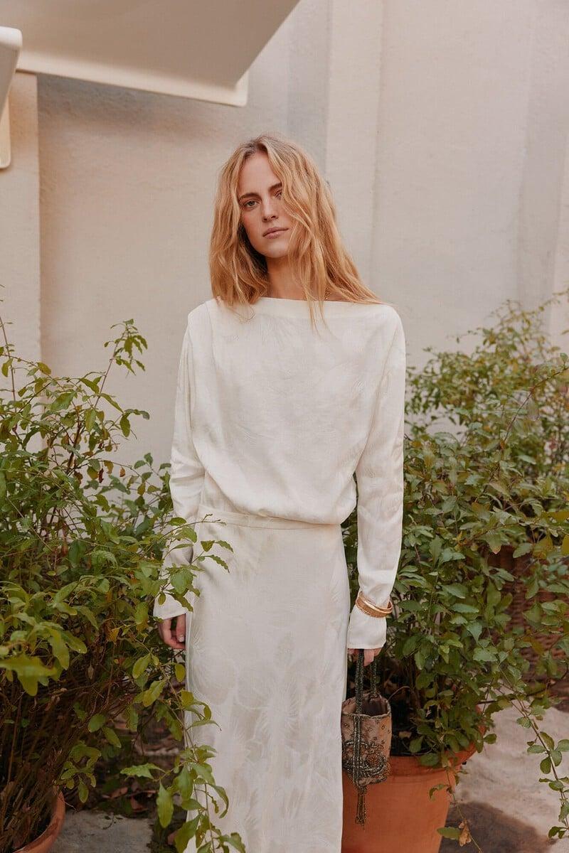pedro del hierro Constanza. Blusa jacquard Tienda