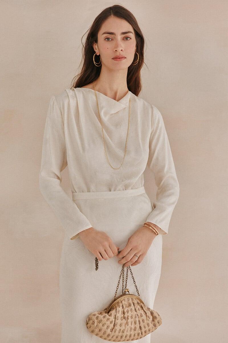 pedro del hierro Constanza. Blusa jacquard Tienda