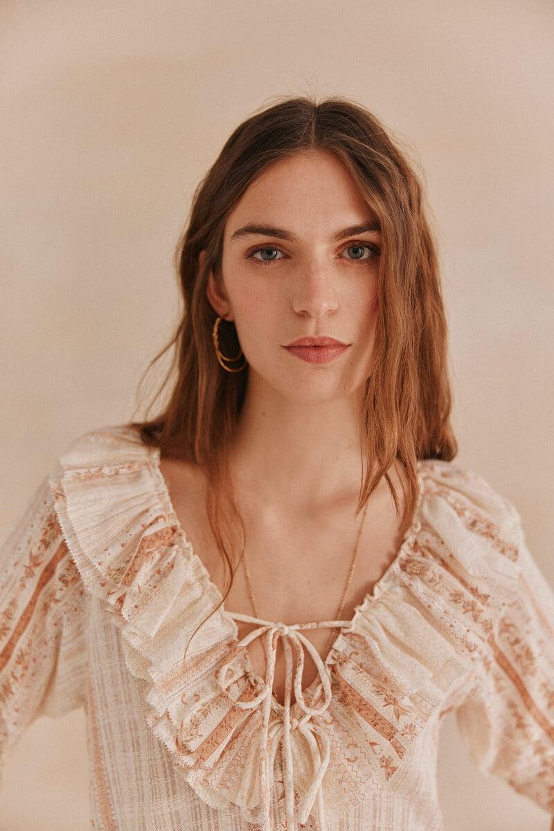 pedro del hierro Astrid. Blusa estampada Rebajas online