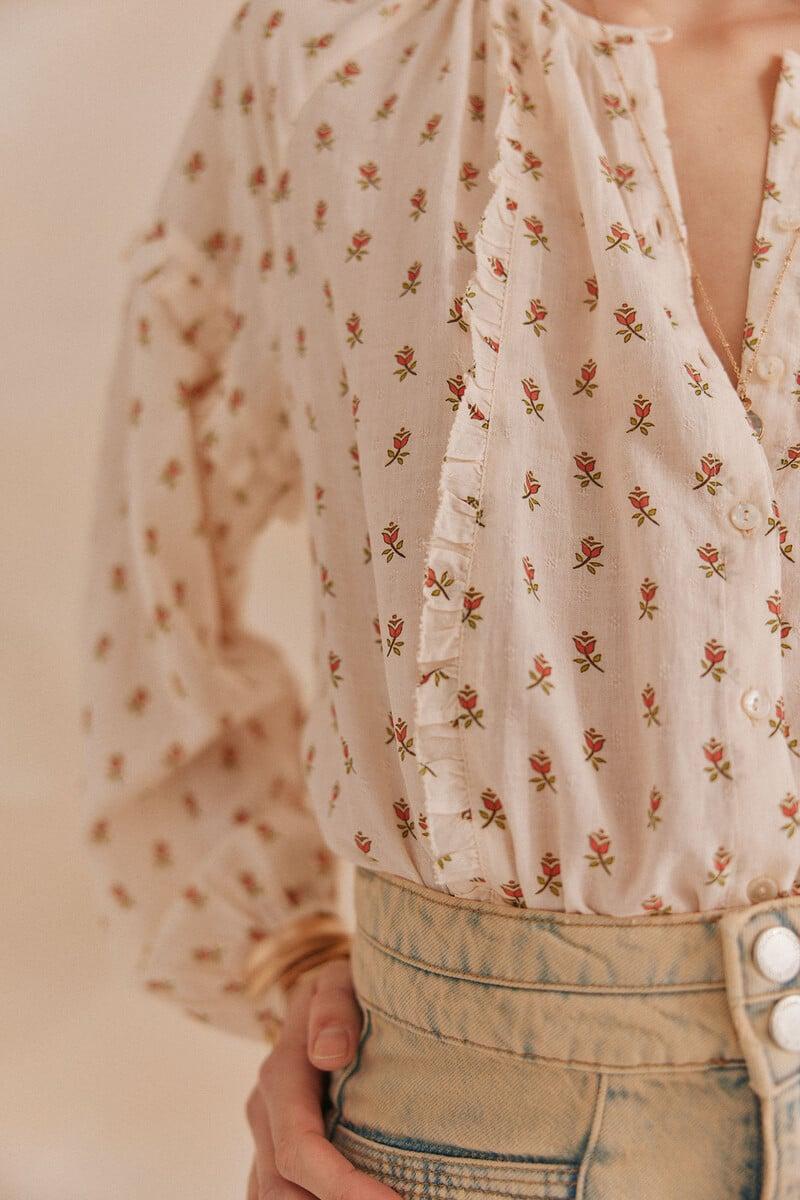 pedro del hierro Gemma. Blusa estampada Rebajas top