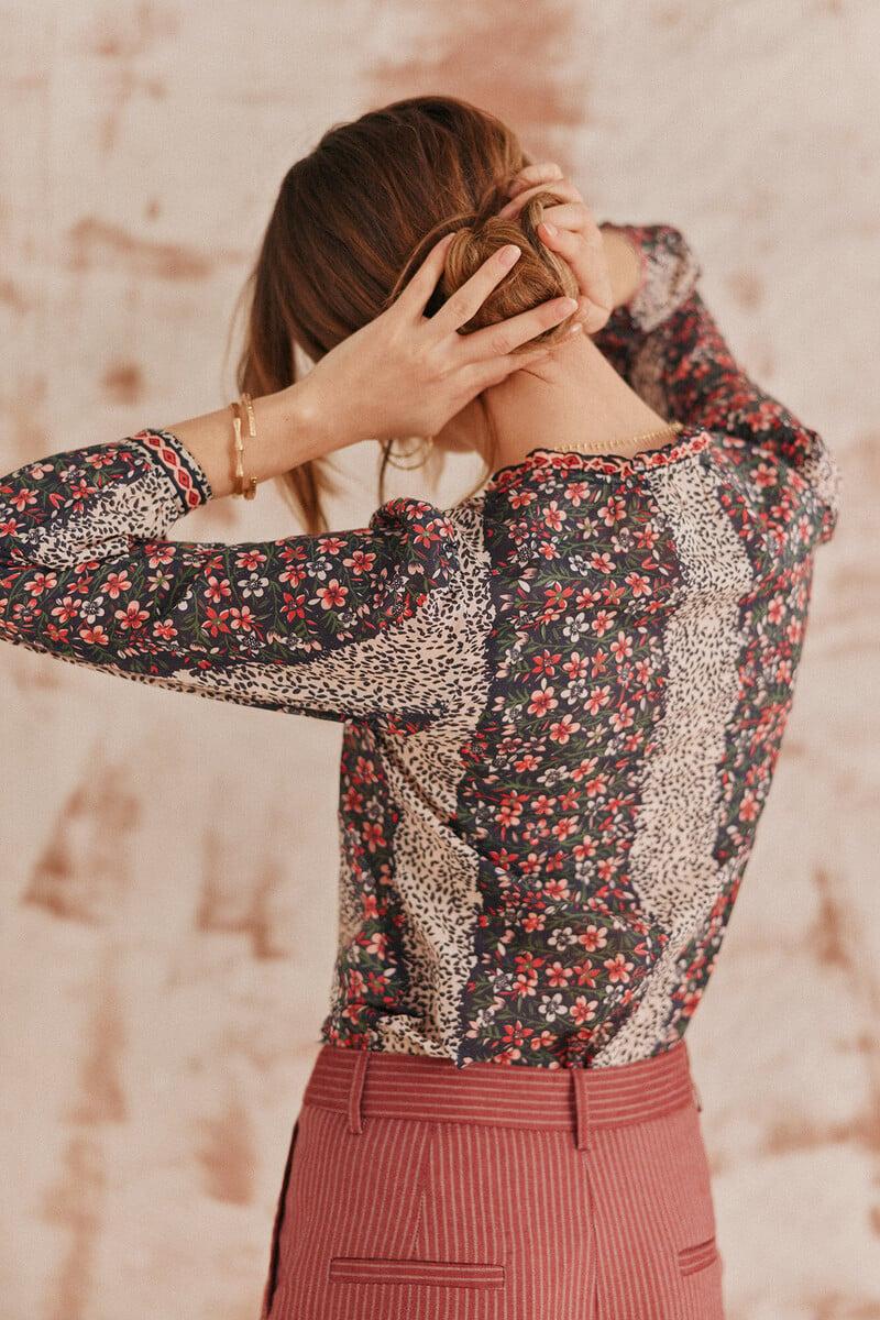 pedro del hierro Creta. Blusa estampada Envío gratis