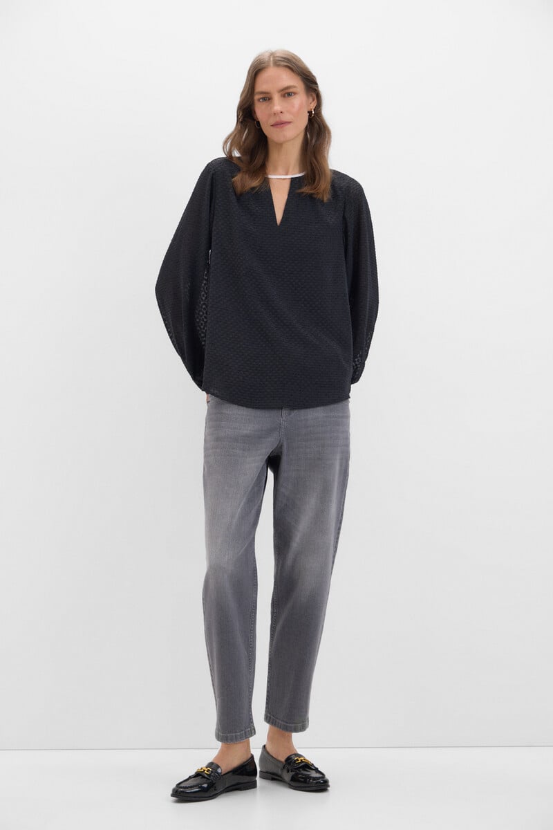 pedro del hierro Blusa tejido textura Superdescuento