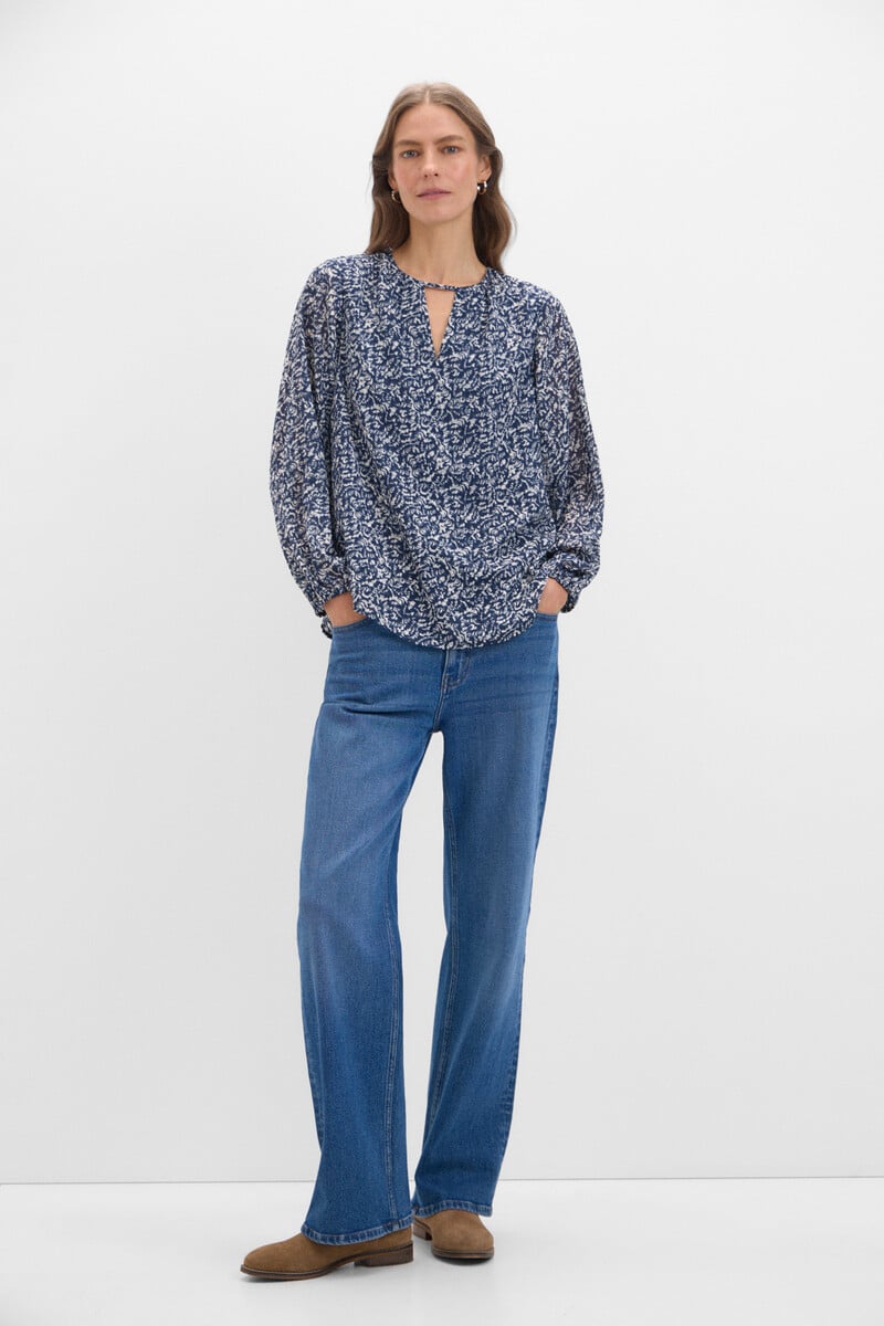 pedro del hierro Blusa tejido textura Liquidación