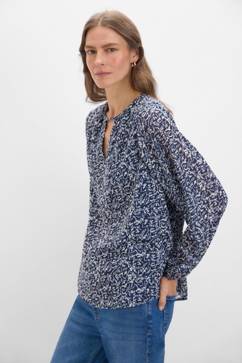 pedro del hierro Blusa tejido textura Liquidación