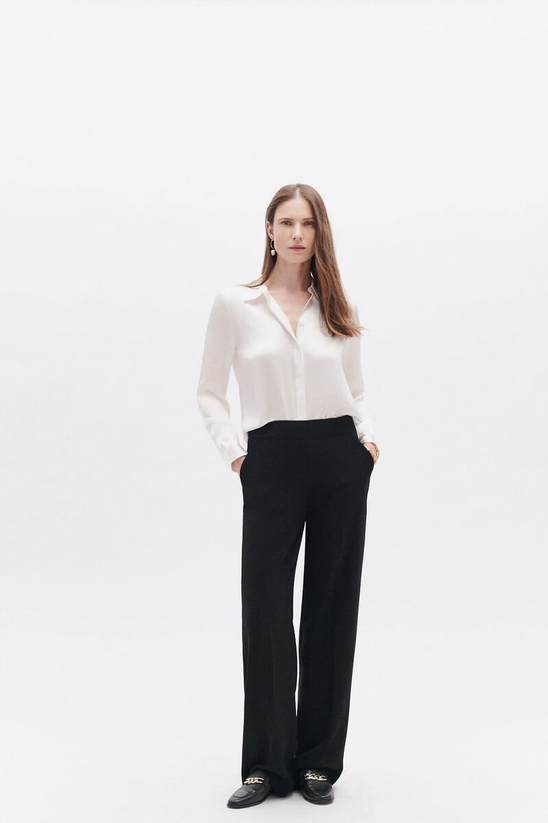 pedro del hierro Camisa seda Descuento por venta flash