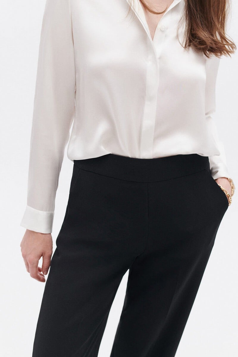 pedro del hierro Camisa seda Descuento por venta flash