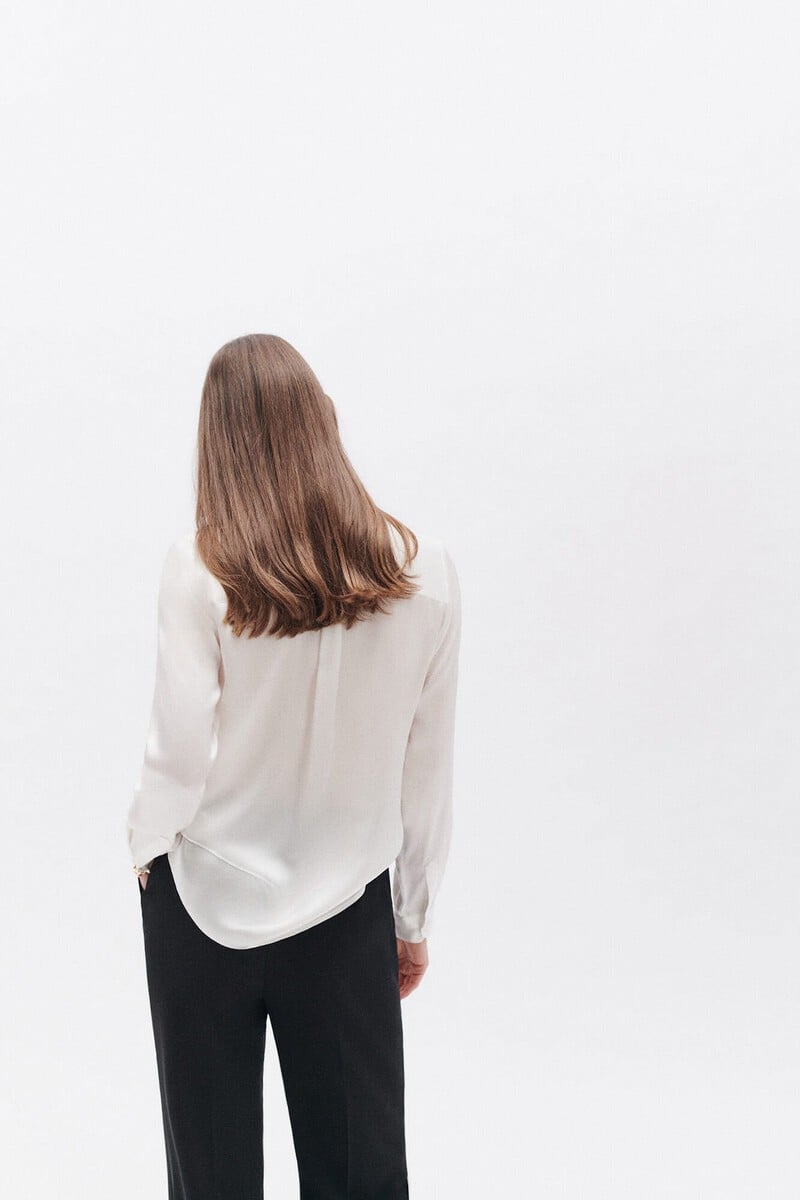 pedro del hierro Camisa seda Descuento por venta flash