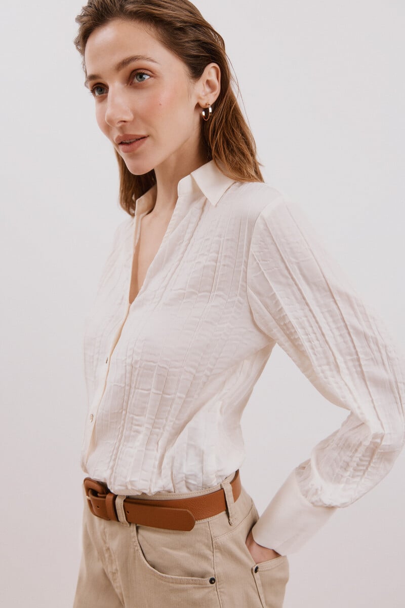 pedro del hierro Camisa lisa satinada Ofertas especiales