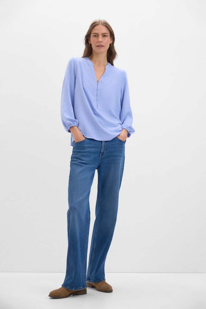 pedro del hierro Blusa cuello mao manga larga Grandes ahorros