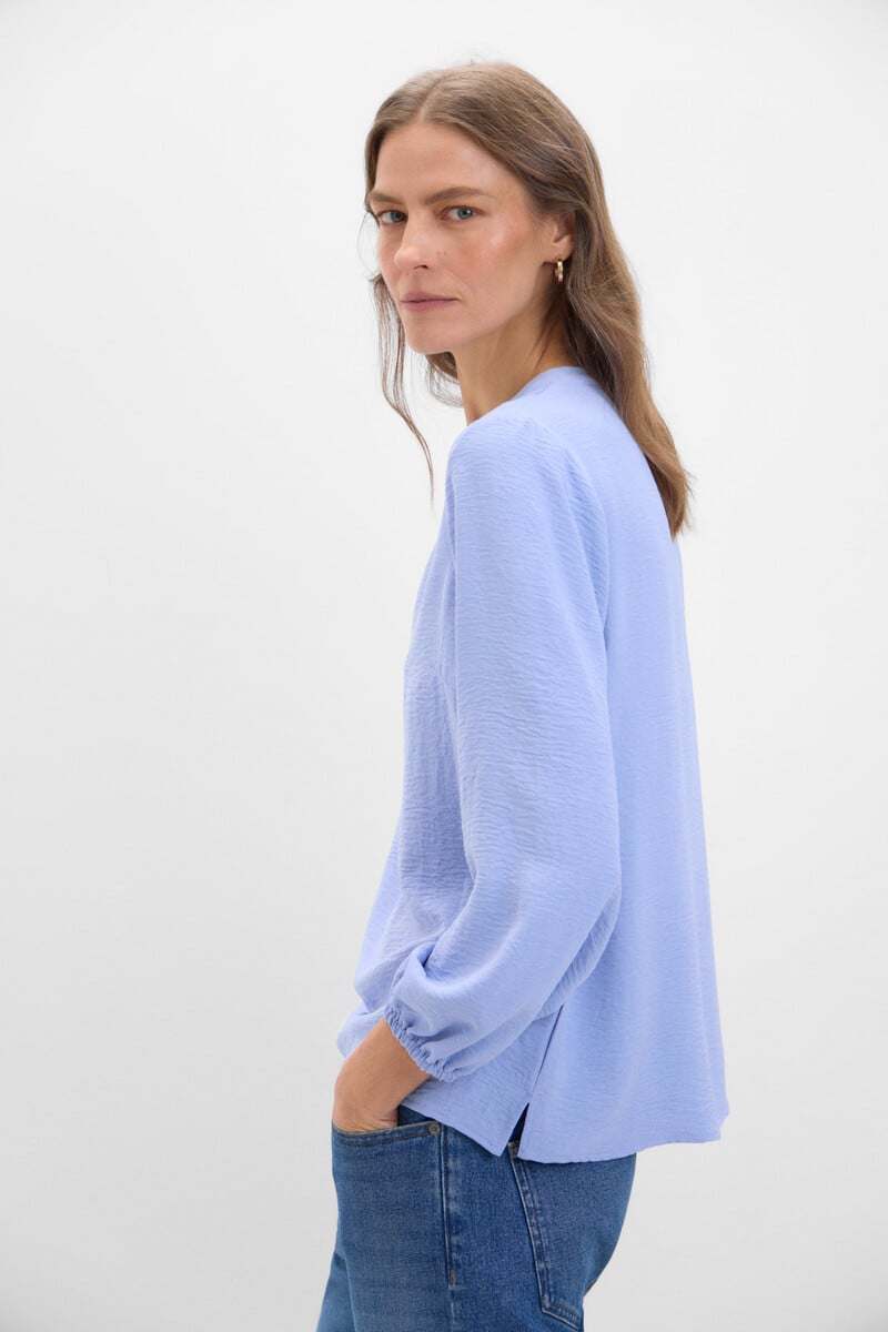 pedro del hierro Blusa cuello mao manga larga Grandes ahorros