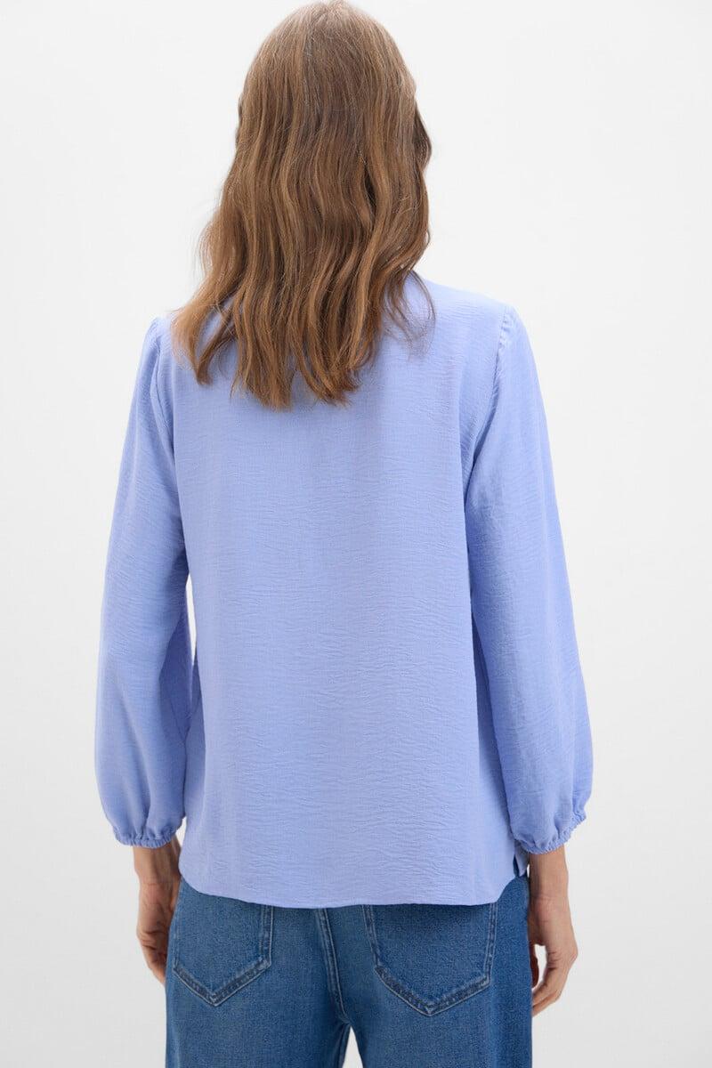 pedro del hierro Blusa cuello mao manga larga Grandes ahorros
