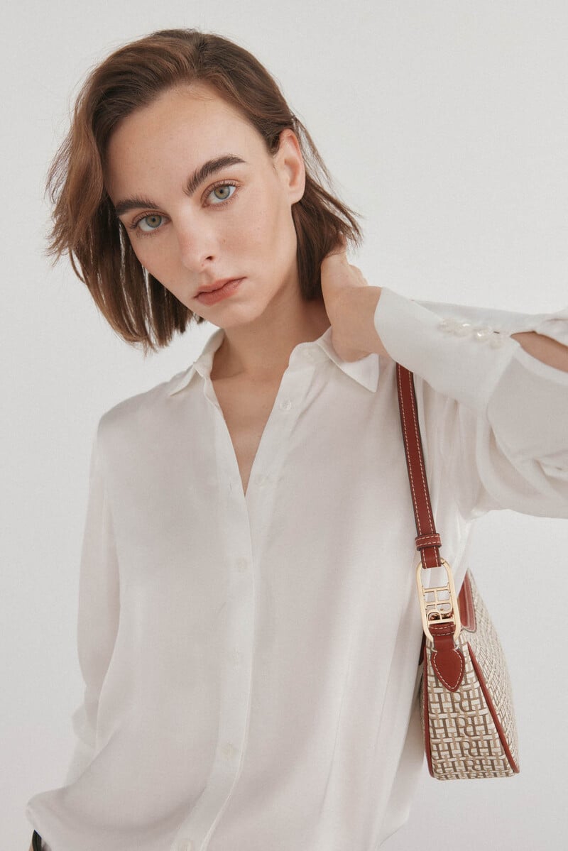 pedro del hierro Camisa satinada fluida Precio ultrabajo