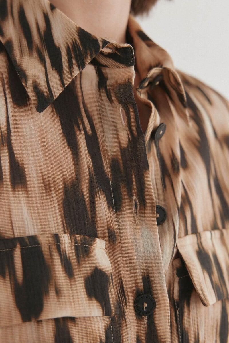 pedro del hierro Camisa cuello solapa En línea