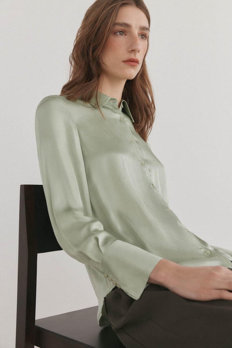 pedro del hierro Camisa satinada fluida Ofertas