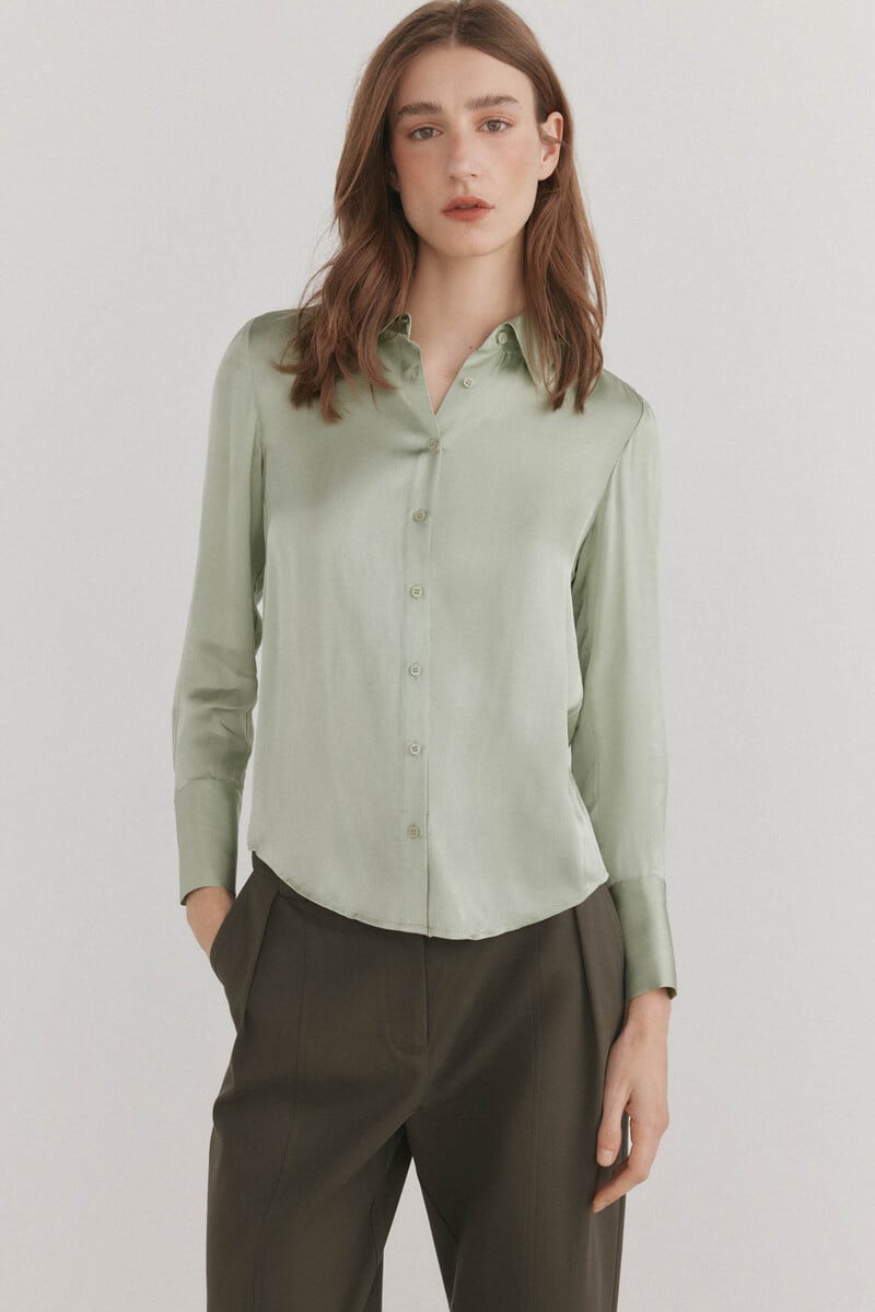 pedro del hierro Camisa satinada fluida Ofertas