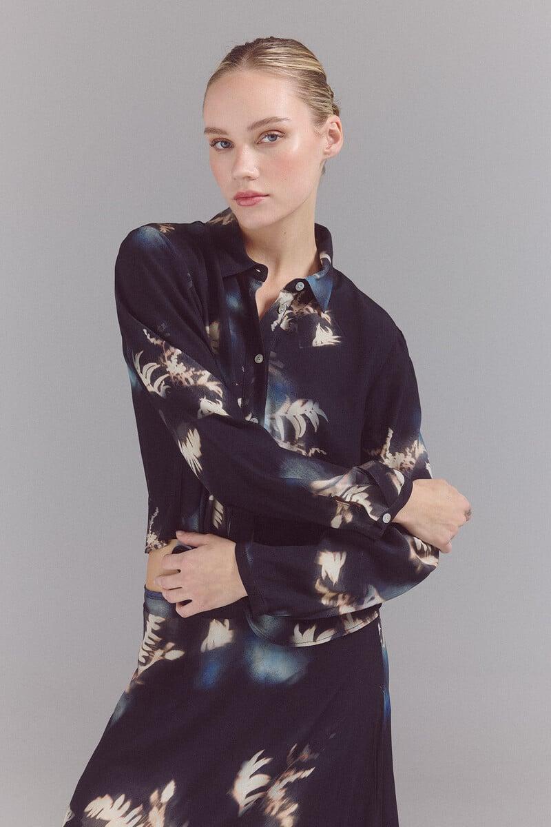 pedro del hierro Camisa satinada corta Liquidación